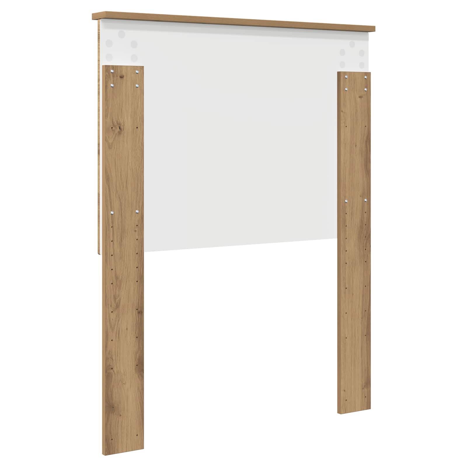 vidaXL Zagłówek Dąb rzemieślniczy 75 cm Materiał drewnopochodny