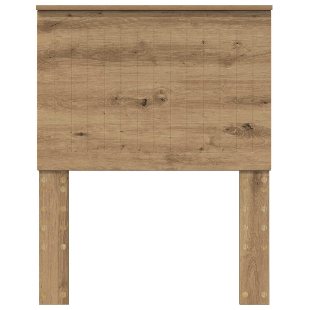vidaXL Zagłówek Dąb rzemieślniczy 75 cm Materiał drewnopochodny