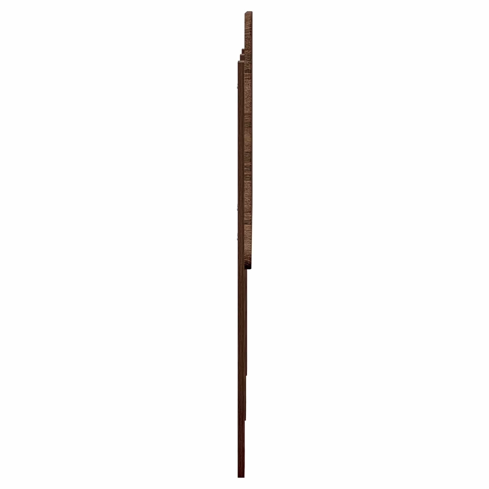 vidaXL Zagłówek Brązowy dąb 100 cm Materiał drewnopochodny
