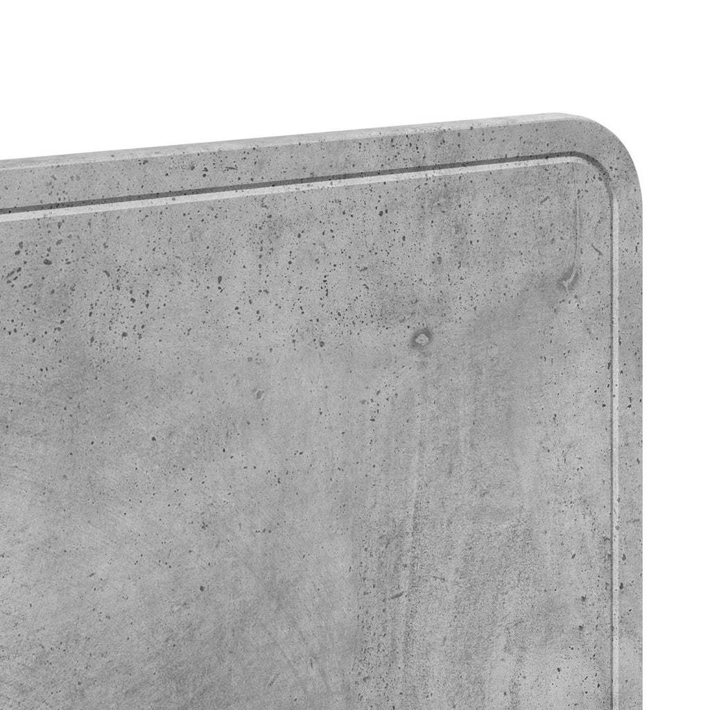 vidaXL Zagłówek Betonowy szary Drewno inżynieryjne