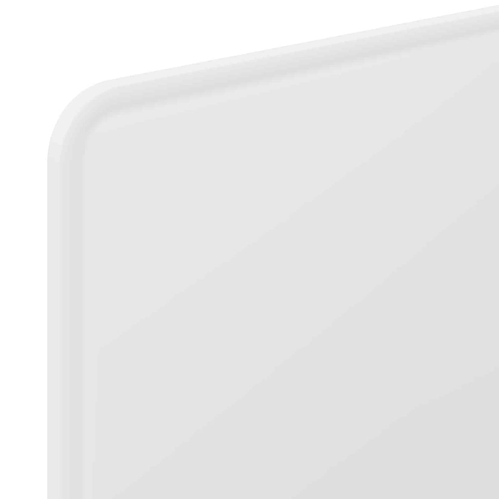 vidaXL Zagłówek Biały Materiał drewnopochodny