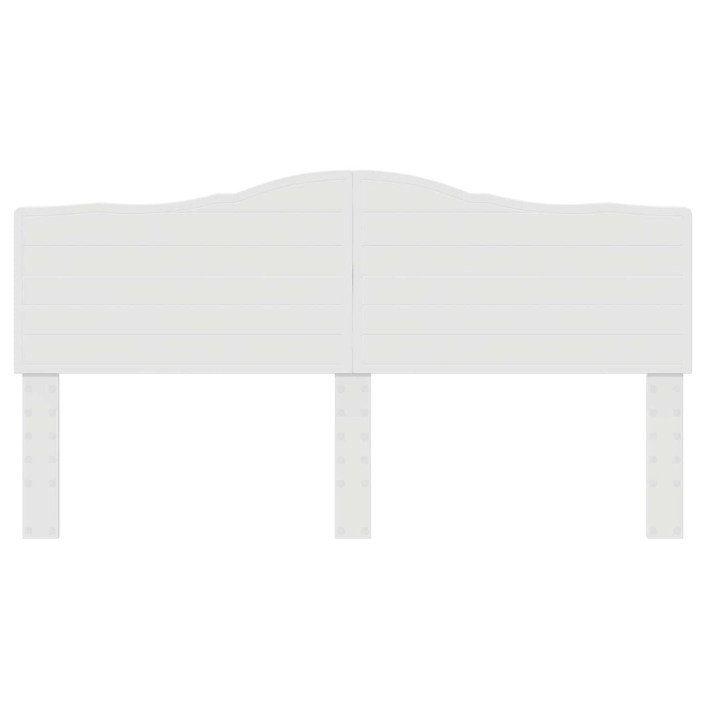 vidaXL Zagłówek Biały Materiał drewnopochodny