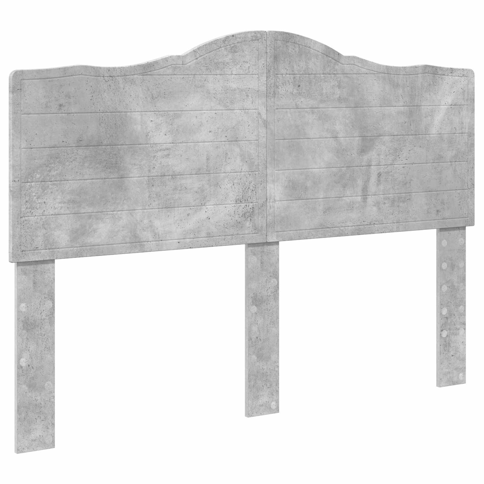 vidaXL Zagłówek Betonowy szary Materiał drewnopochodny