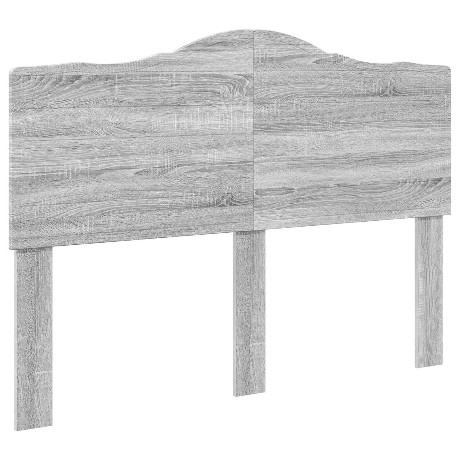 vidaXL Zagłówek Szary Sonoma Materiał drewnopochodny