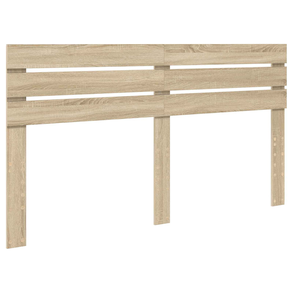 vidaXL Zagłówek Dąb Sonoma Materiał drewnopochodny