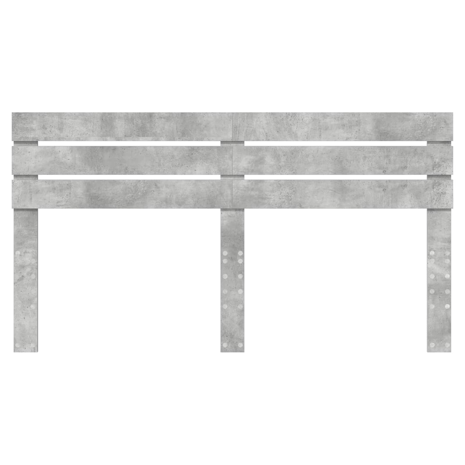 vidaXL Zagłówek Betonowy szary Materiał drewnopochodny