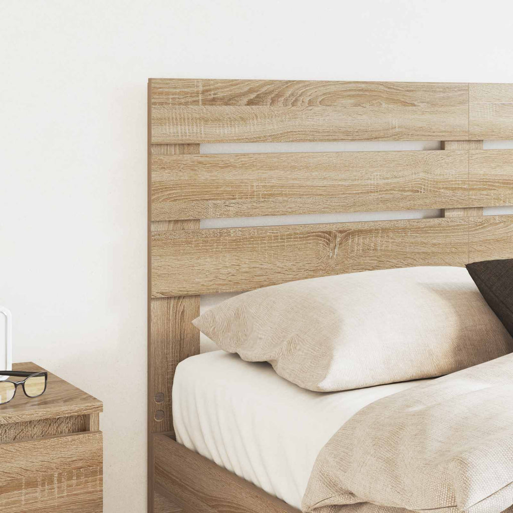 vidaXL Zagłówek Dąb Sonoma Materiał drewnopochodny