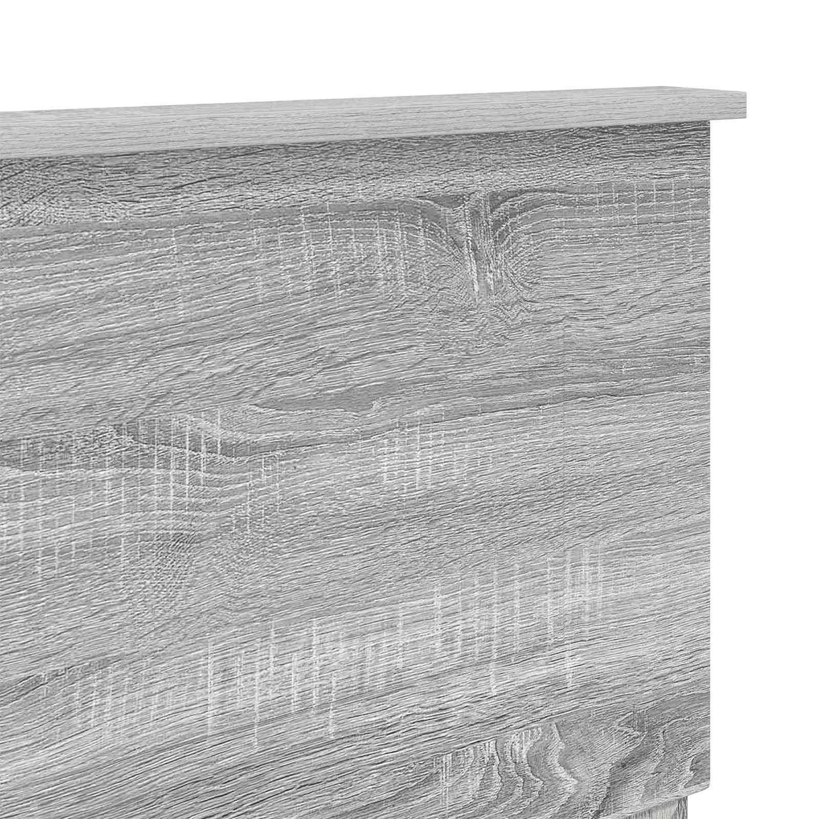vidaXL Zagłówek Szary Sonoma Materiał drewnopochodny