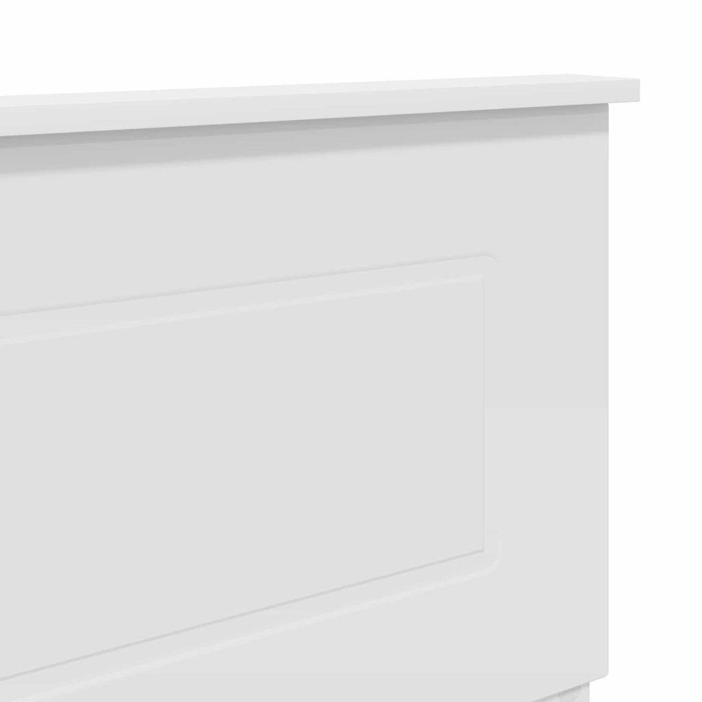 vidaXL Zagłówek Biały Materiał drewnopochodny