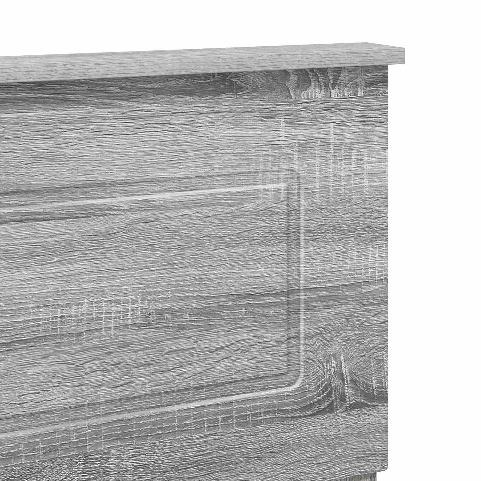 vidaXL Zagłówek Szary Sonoma Materiał drewnopochodny