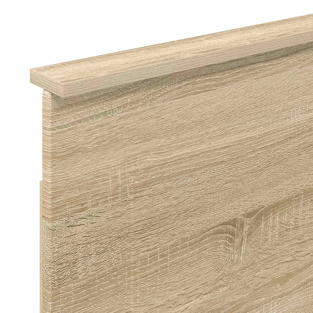 vidaXL Zagłówek Dąb Sonoma Materiał drewnopochodny