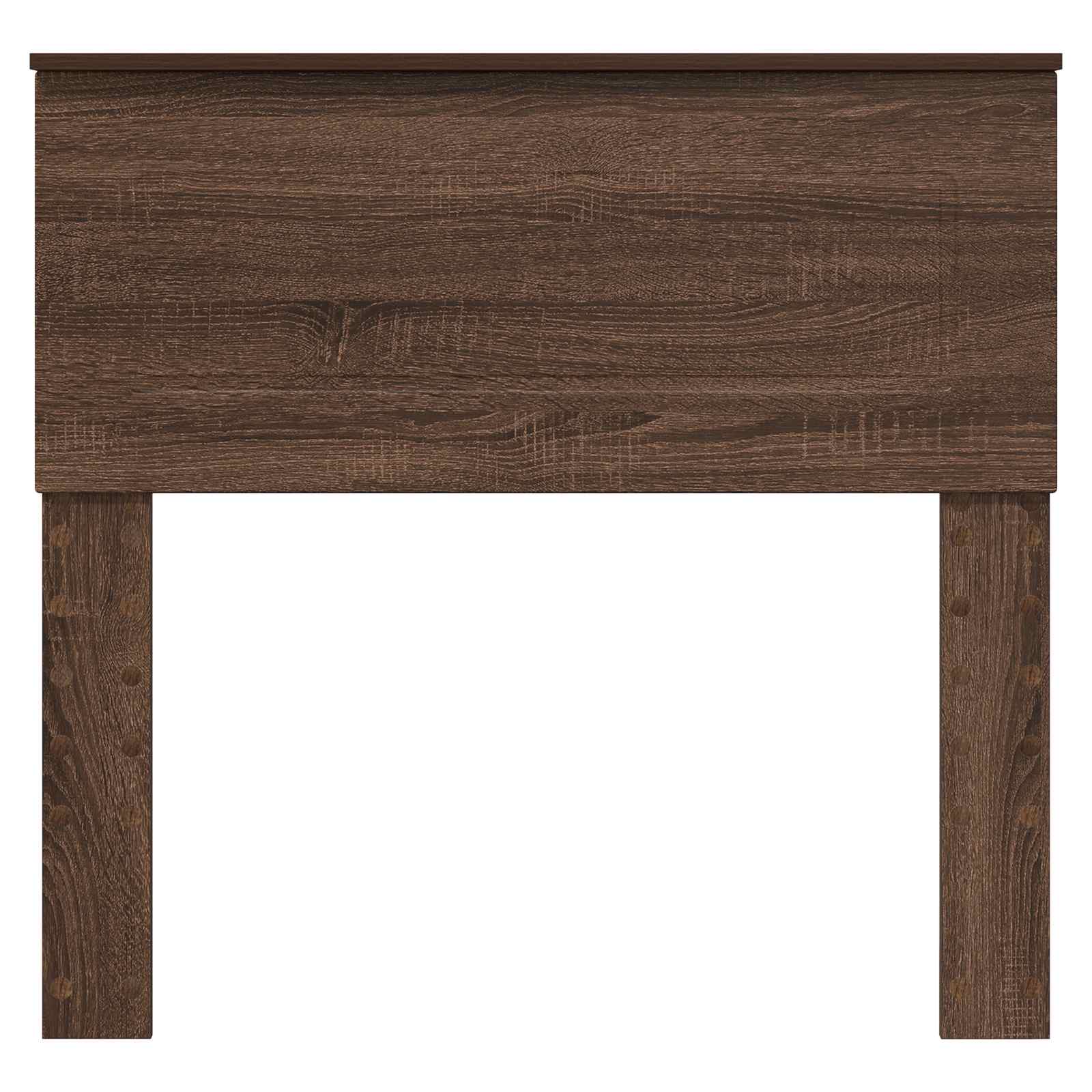 vidaXL Zagłówek Brązowy dąb 90 cm Materiał drewnopochodny