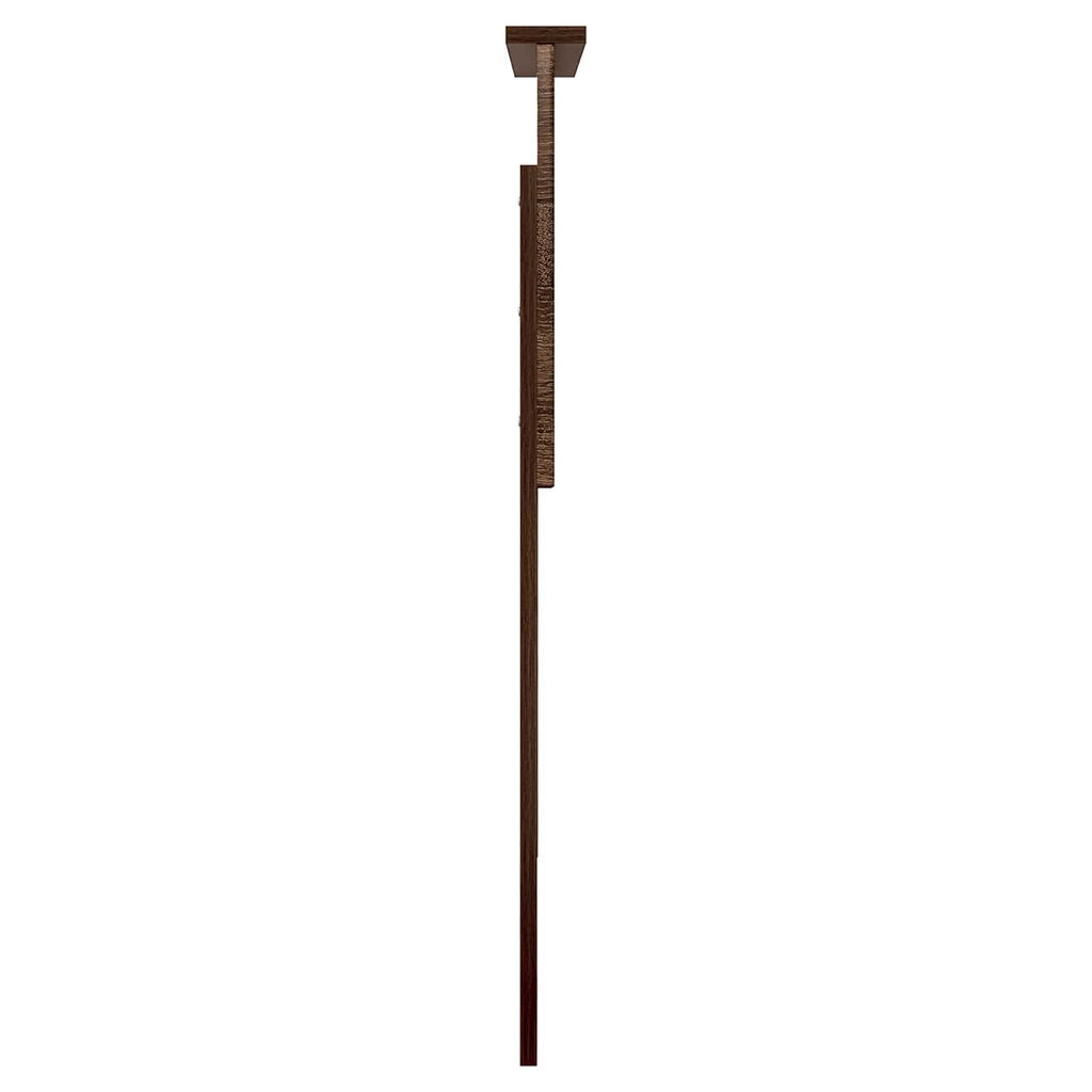 vidaXL Zagłówek Brązowy dąb 90 cm Materiał drewnopochodny