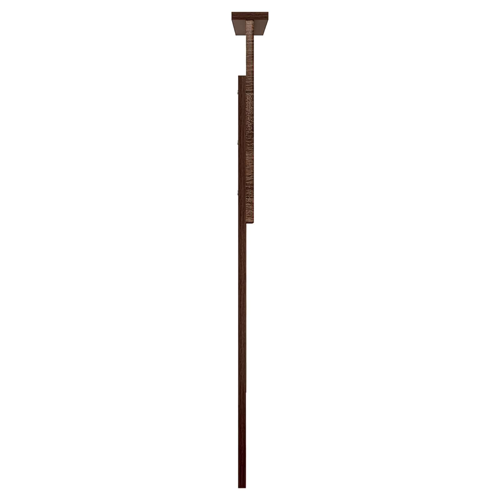 vidaXL Zagłówek Brązowy dąb 90 cm Materiał drewnopochodny