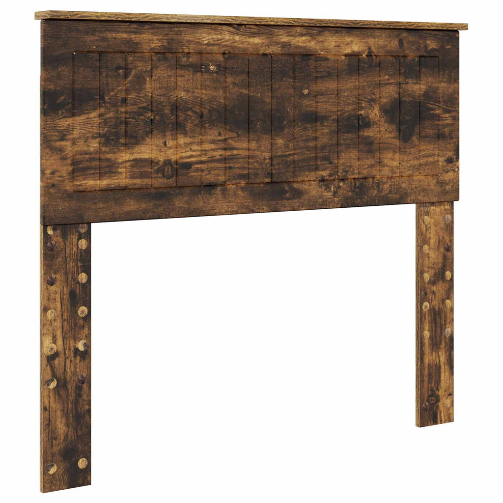 vidaXL Zagłówek Dąb wędzony Materiał drewnopochodny