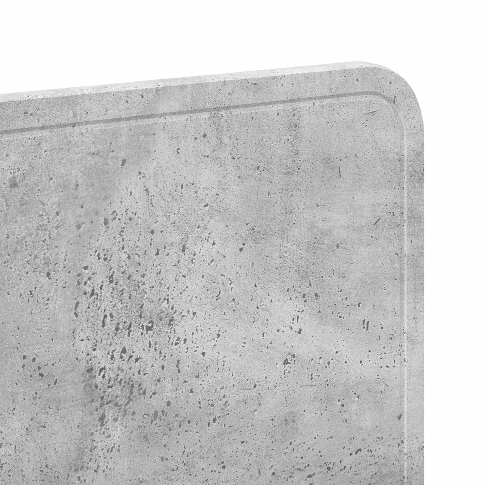vidaXL Zagłówek Betonowy szary Drewno inżynieryjne