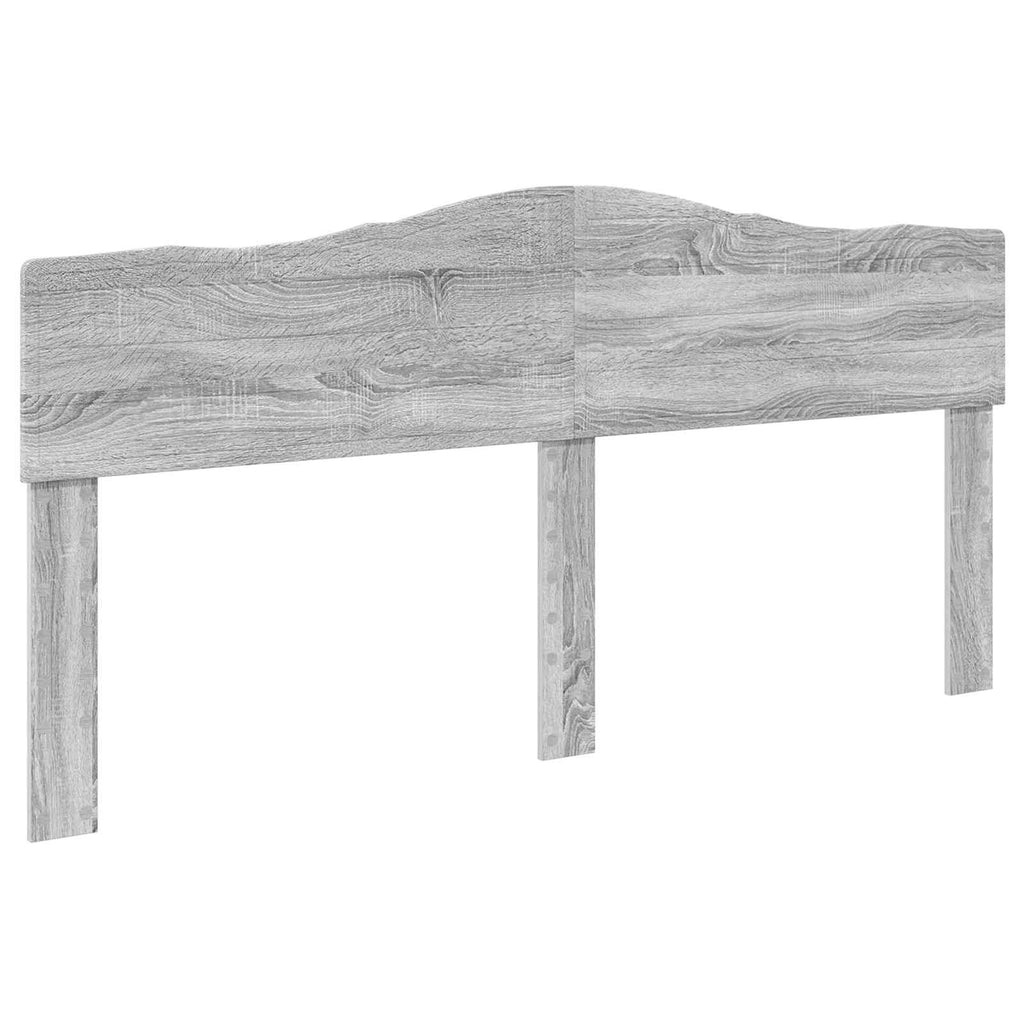 vidaXL Zagłówek Szary Sonoma Materiał drewnopochodny