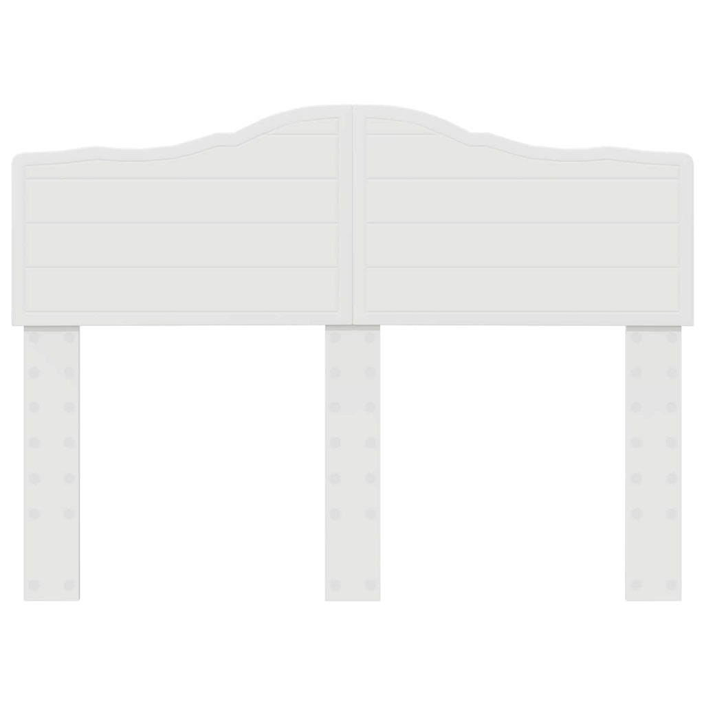 vidaXL Zagłówek Biały Materiał drewnopochodny