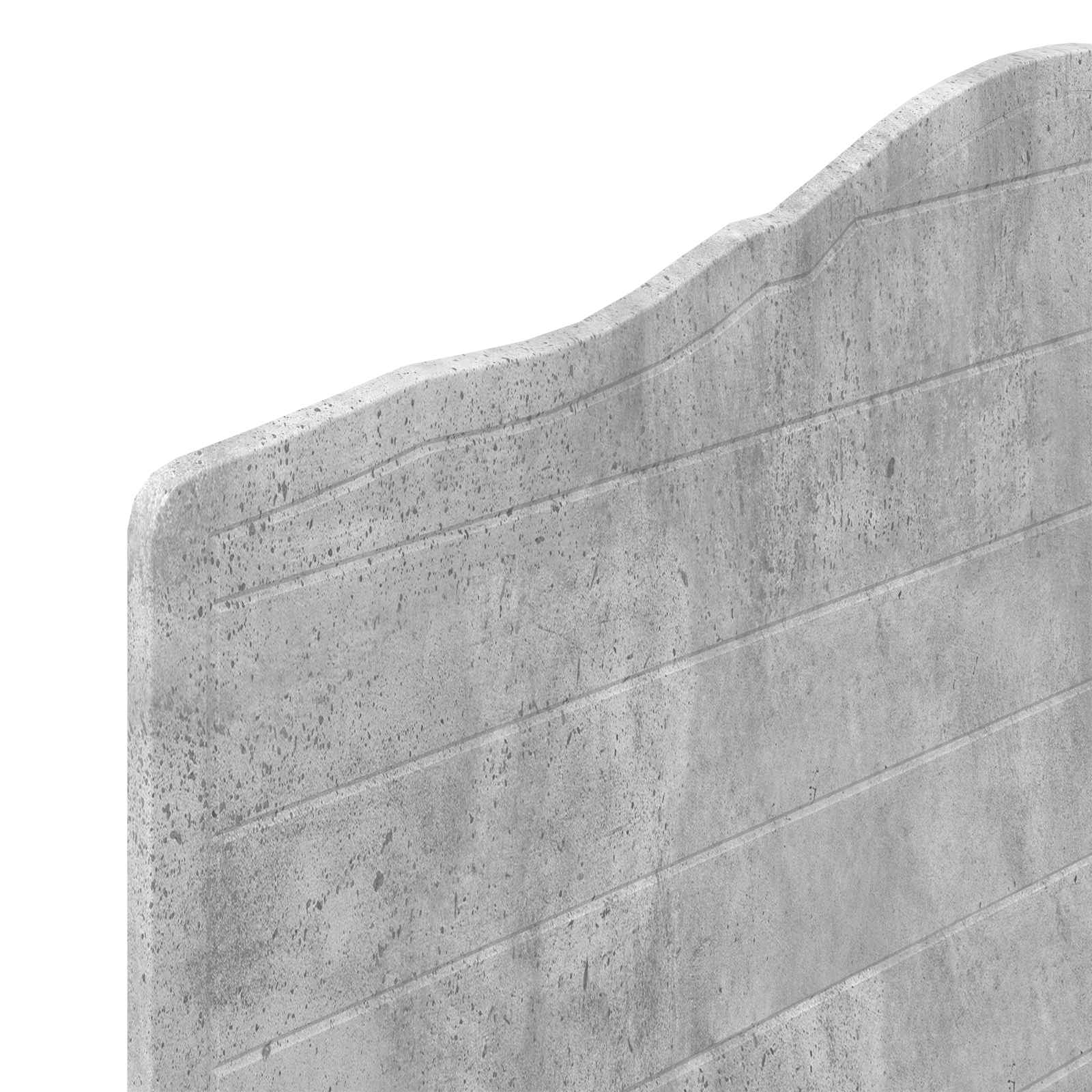 vidaXL Zagłówek Betonowy szary Materiał drewnopochodny