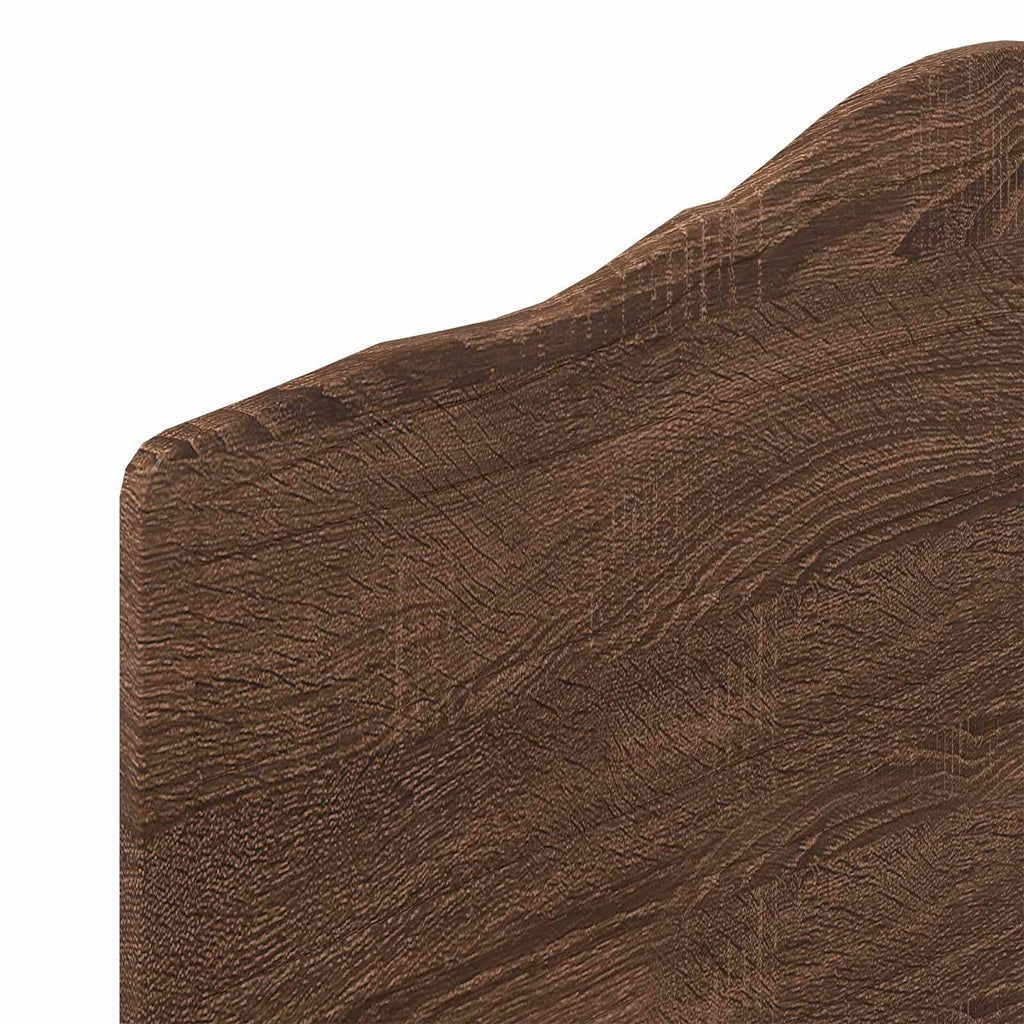 vidaXL Zagłówek Brązowy dąb Materiał drewnopochodny