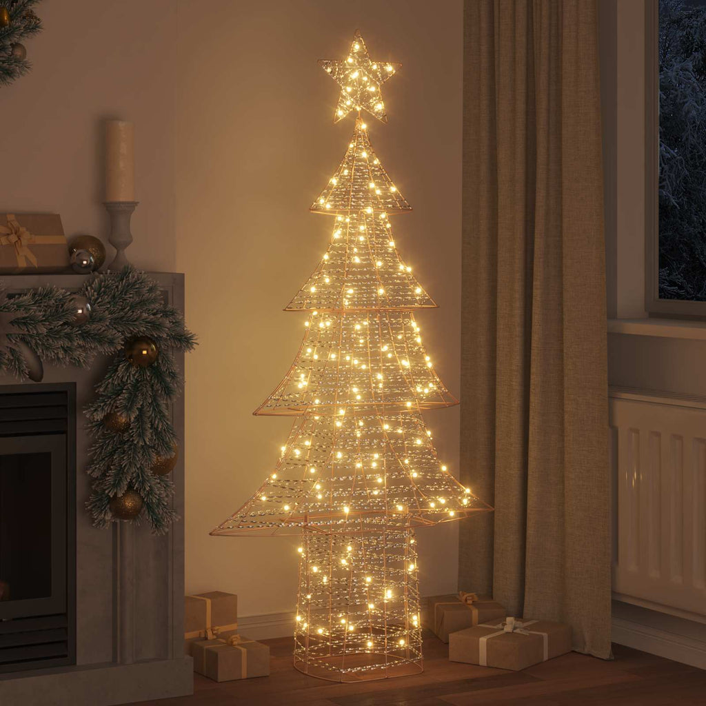 vidaXL Choinka z 240 diodami LED Ciepła biel 181 cm PET