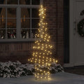 vidaXL Choinka z 240 diodami LED Ciepła biel 180 cm rattan