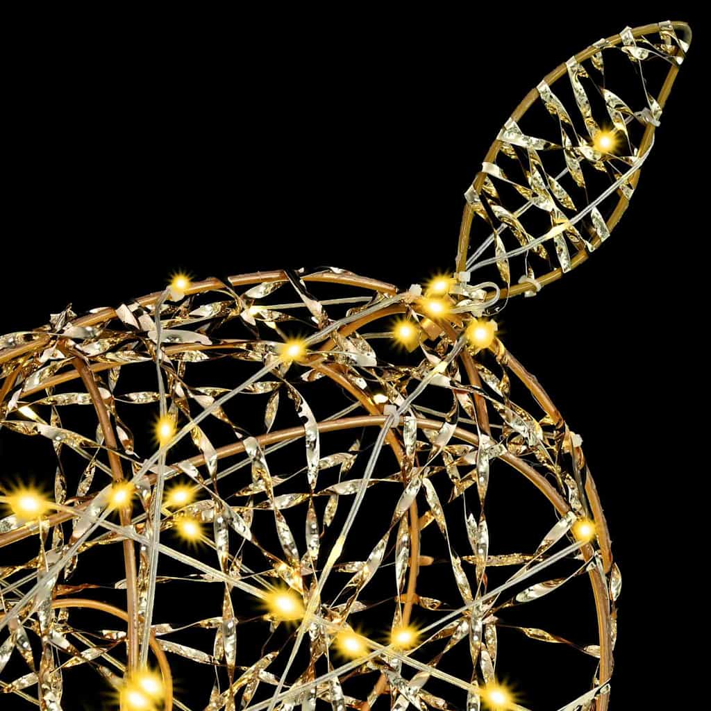 vidaXL 3D Renifer 250 LED Ciepła biel 96 x 40 x 180 cm PET