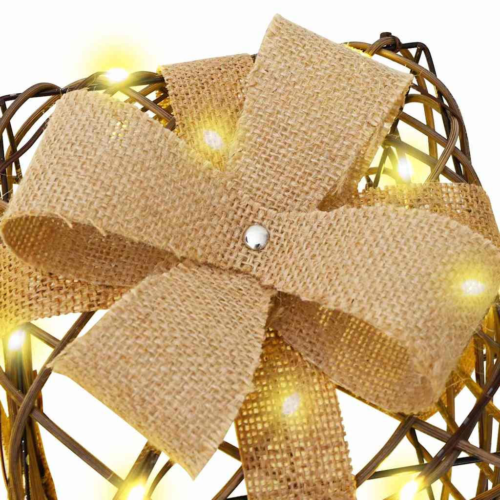 vidaXL Podświetlone pudełko na prezent świąteczny 3 szt. 150 LED