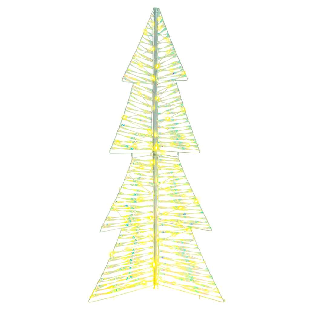 vidaXL Choinka z 160 diodami LED Ciepła biel 150 cm PET