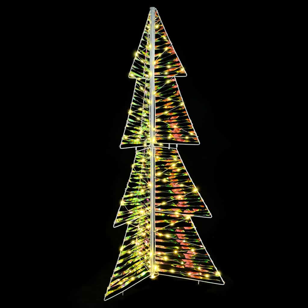 vidaXL Choinka z 160 diodami LED Ciepła biel 150 cm PET