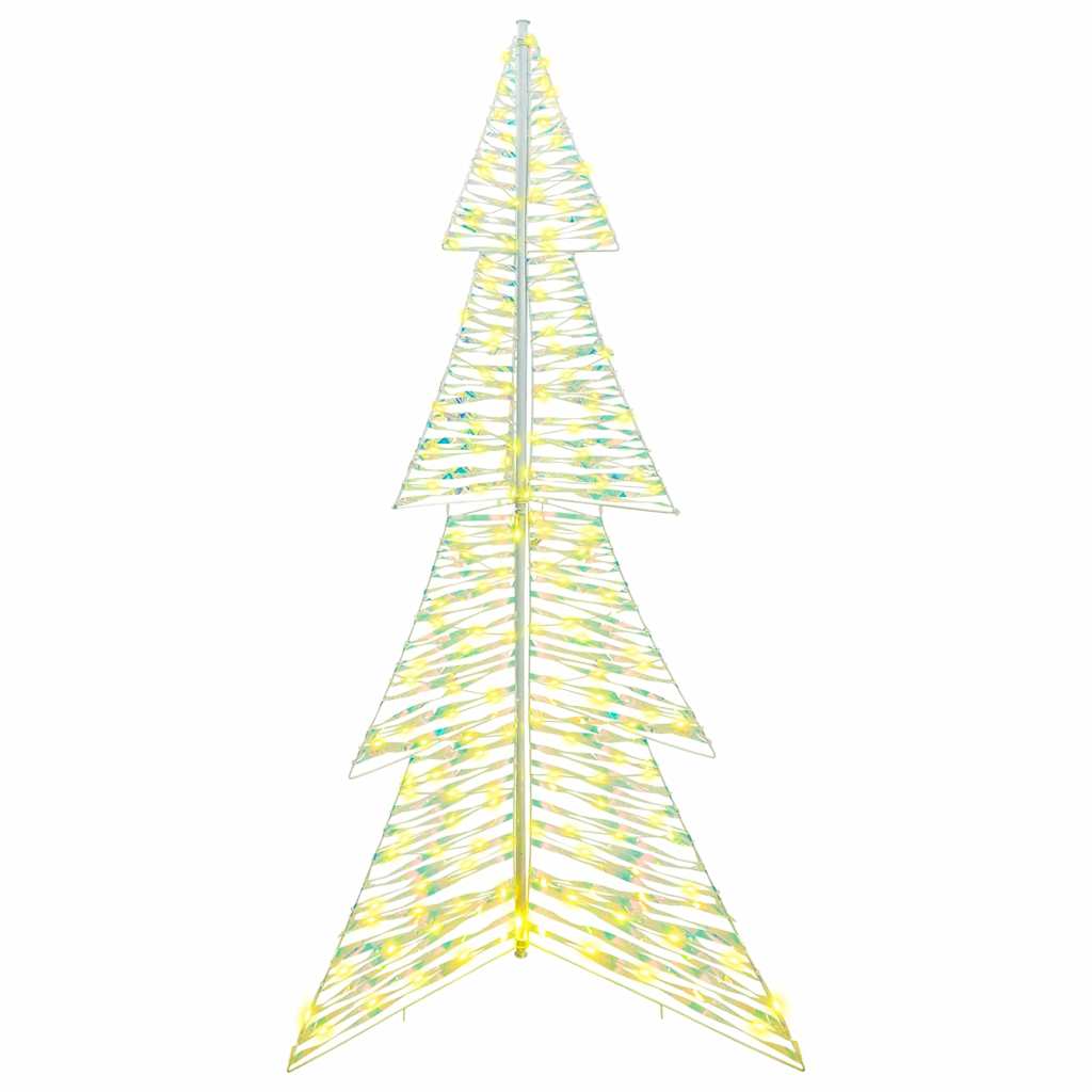 vidaXL Choinka z 240 diodami LED Ciepła biel 180 cm PET