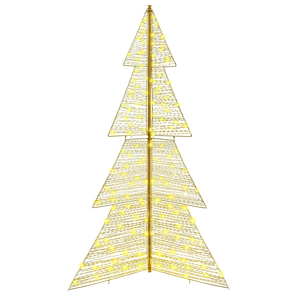 vidaXL Choinka z 240 diodami LED Ciepła biel 180 cm PET