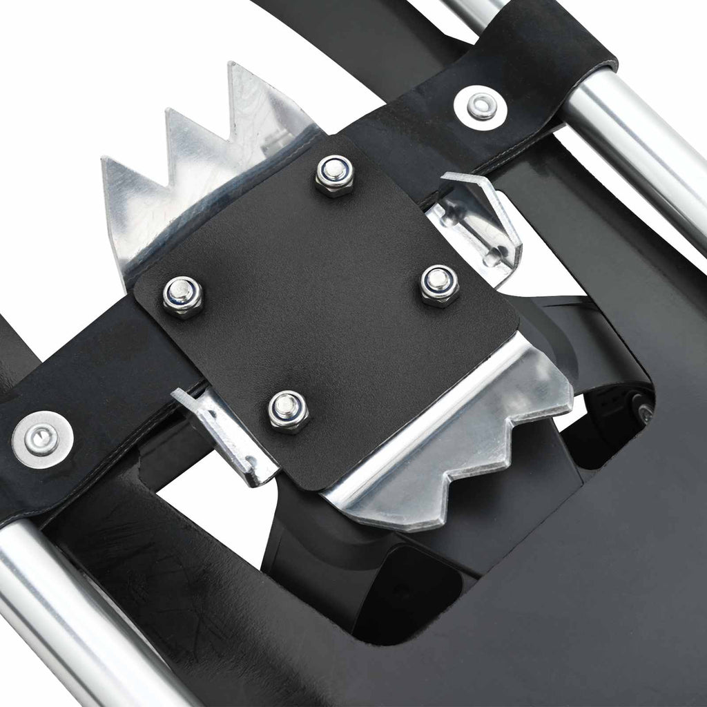 vidaXL 3 w 1 Rakiety śnieżne Srebrny i czarny 53,5 x 21 cm
