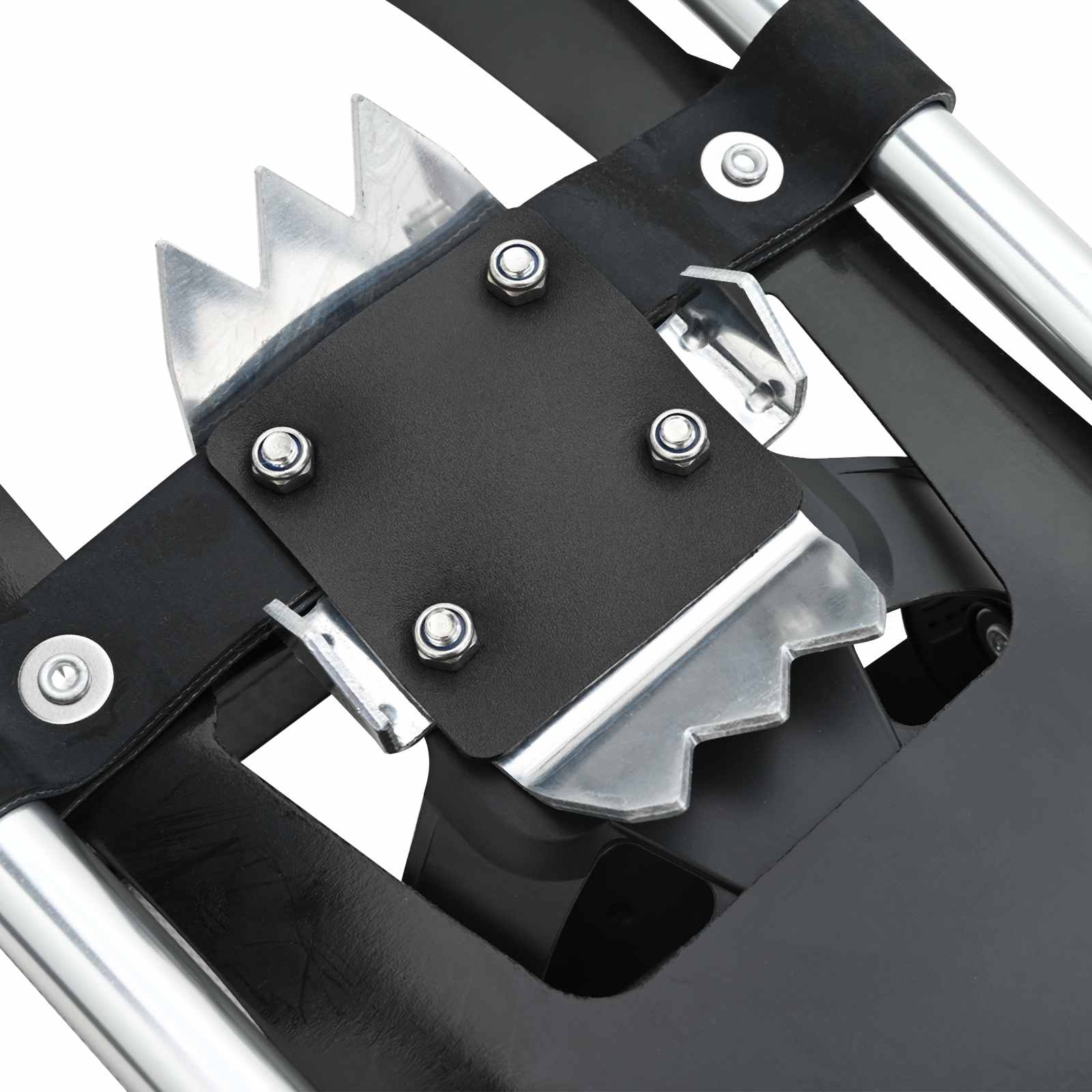 vidaXL 3 w 1 Rakiety śnieżne Srebrny i czarny 53,5 x 21 cm