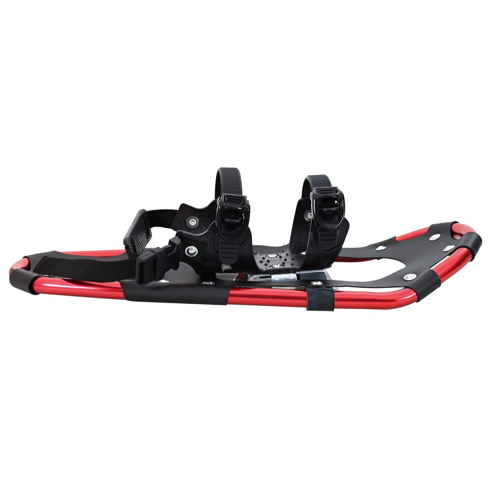 vidaXL 3 w 1 Rakiety śnieżne Czerwony i Czarny 53,5 x 21 cm