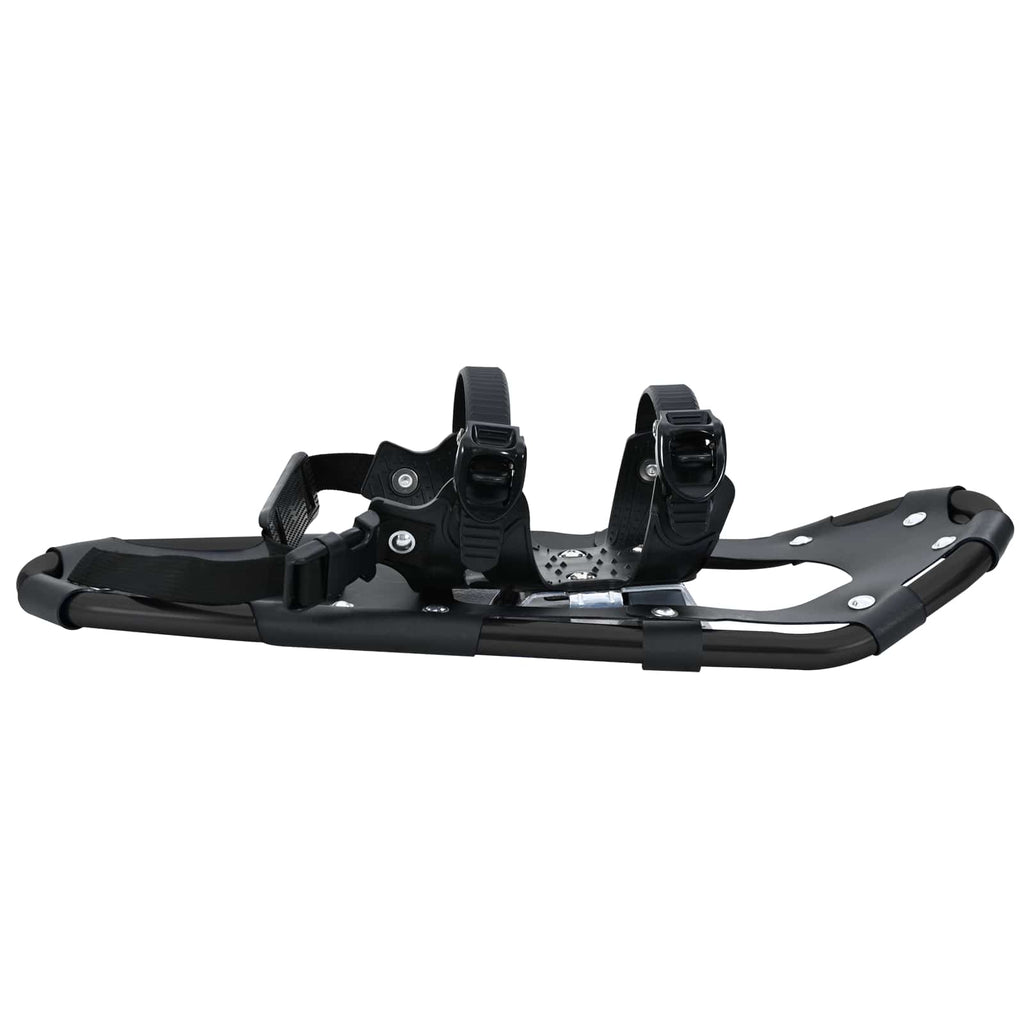 vidaXL 3 w 1 Rakiety śnieżne Czarny 53,5 x 21 cm Aluminium i HDPE