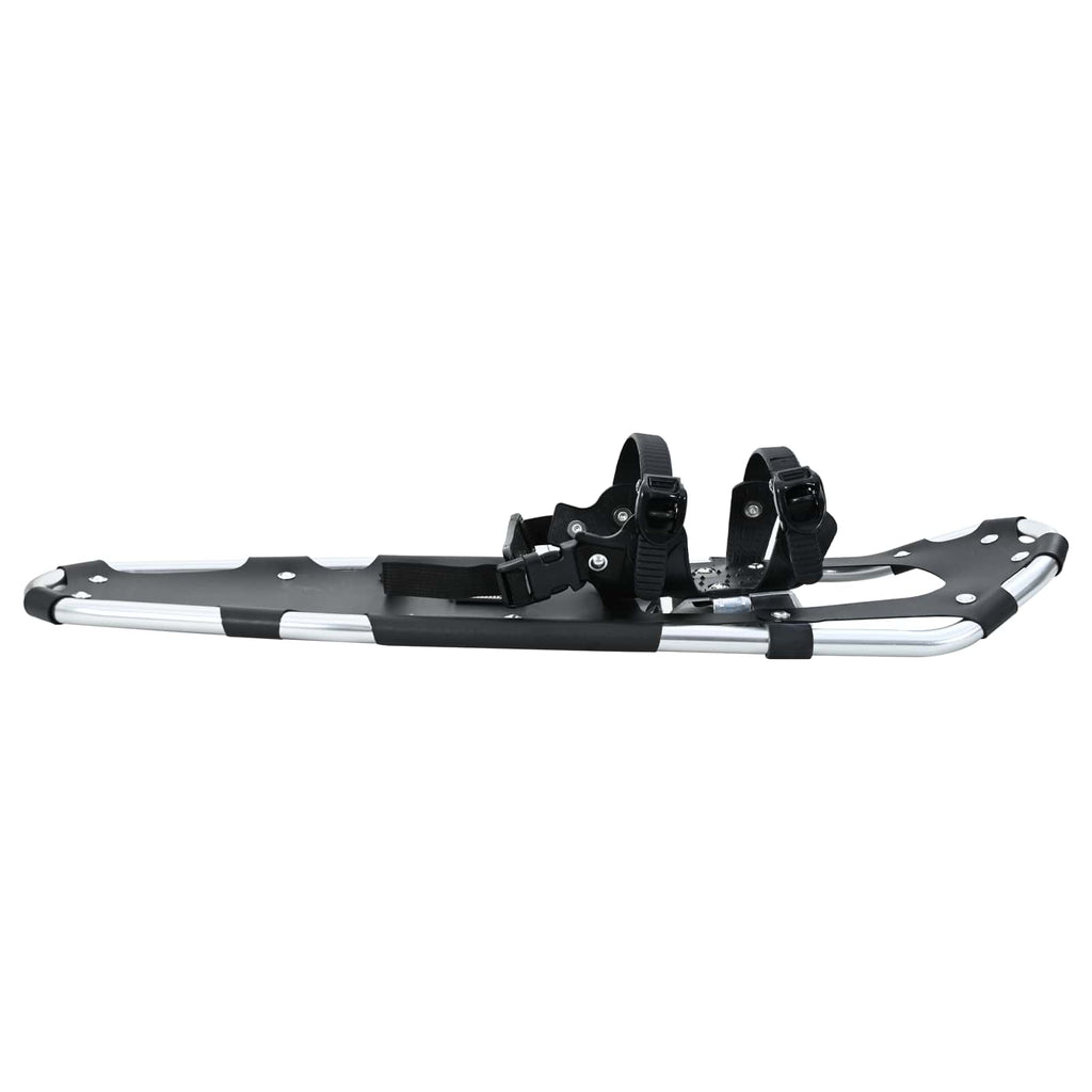 vidaXL 3 w 1 Rakiety śnieżne Srebrny i czarny 78,5 x 22 cm