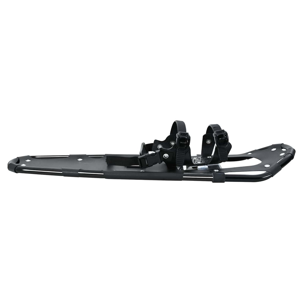 vidaXL 3 w 1 Rakiety śnieżne Czarny 78,5 x 22 cm Aluminium i HDPE