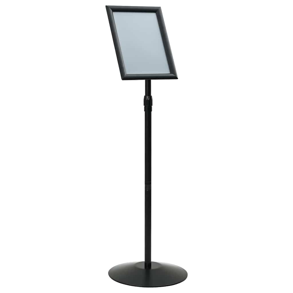 vidaXL Stojak na plakaty Srebrny a3 PVC i stal