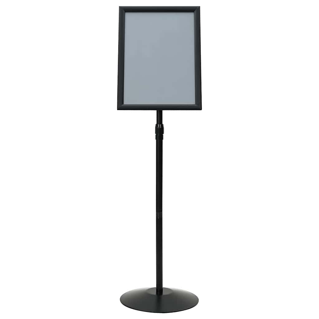 vidaXL Stojak na plakaty Srebrny a3 PVC i stal