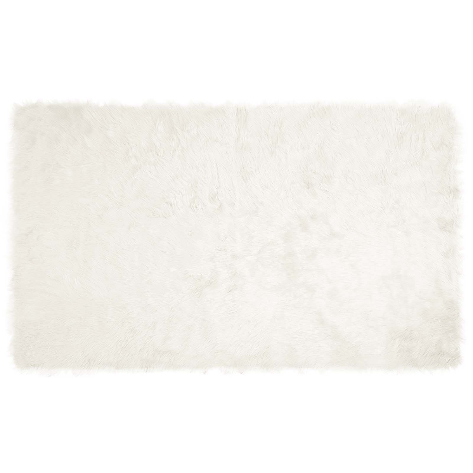 vidaXL Dywan z sztucznej owczej skóry TAFALLA Biały 100 x 200 cm