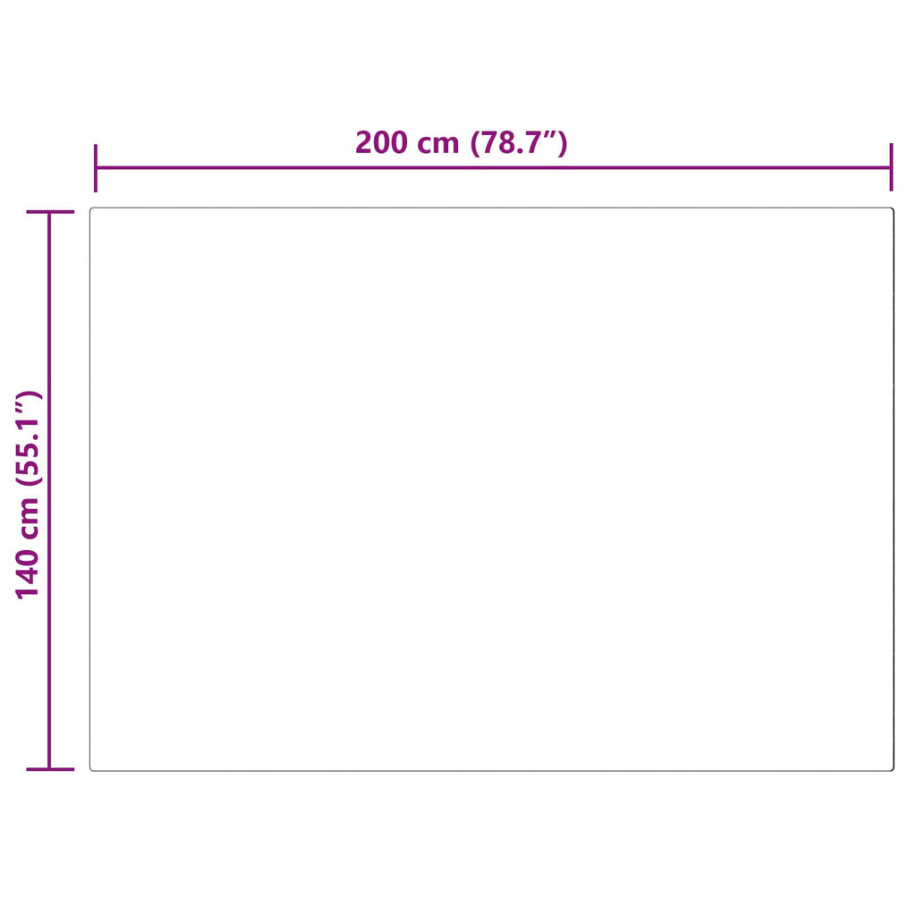 vidaXL Dywan z sztucznej owczej skóry TAFALLA Biały 140 x 200 cm