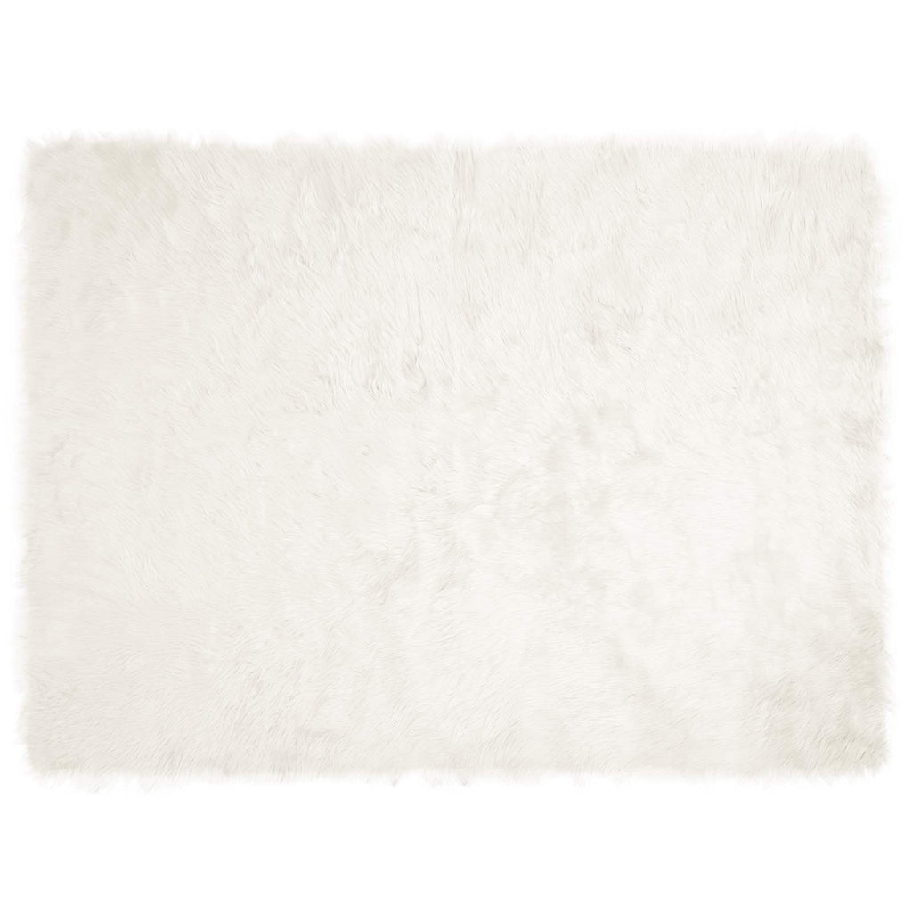 vidaXL Dywan z sztucznej owczej skóry TAFALLA Biały 160 x 230 cm