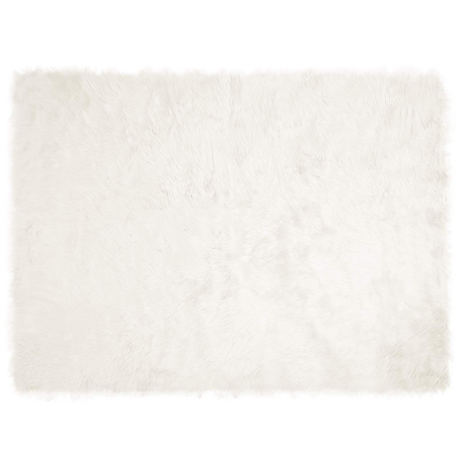 vidaXL Dywan z sztucznej owczej skóry TAFALLA Biały 160 x 230 cm