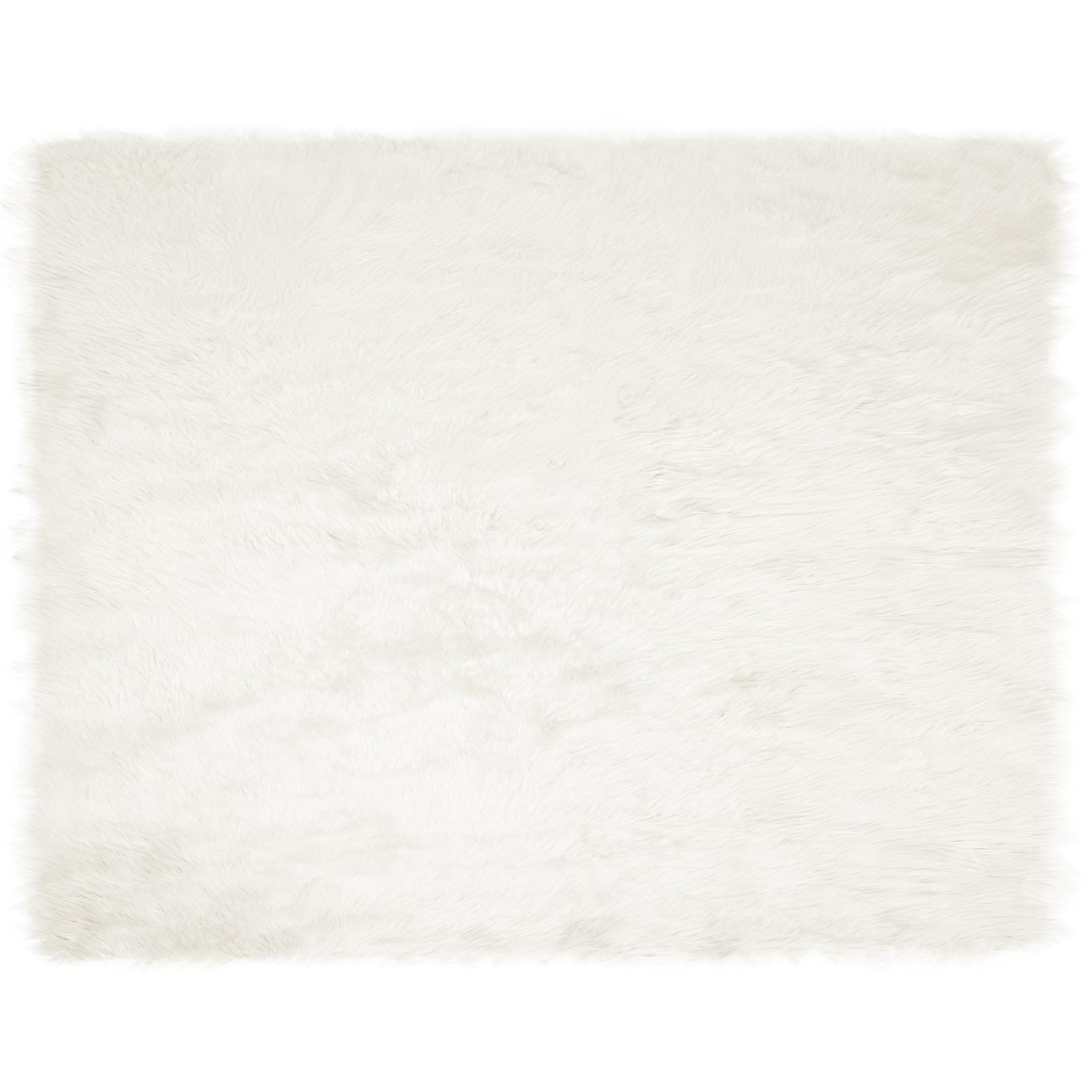 vidaXL Dywan z sztucznej owczej skóry TAFALLA Biały 200 x 280 cm