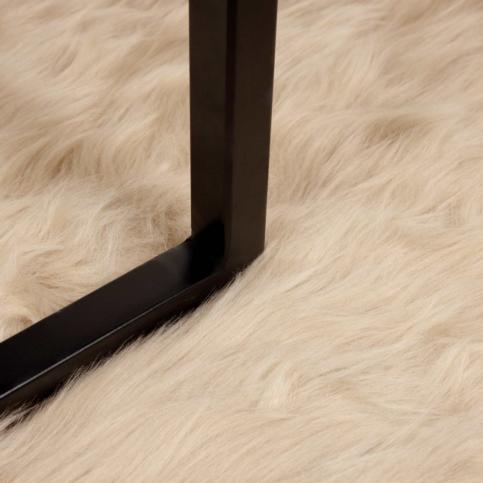 vidaXL Dywan z sztucznej owczej skóry TAFALLA Beżowy 200 x 280 cm