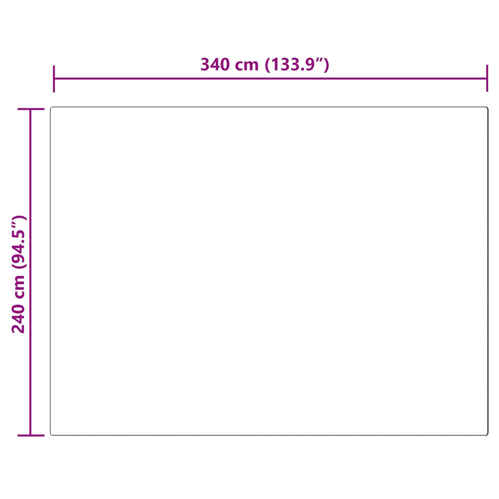 vidaXL Dywan z sztucznej owczej skóry TAFALLA Beżowy 240 x 340 cm