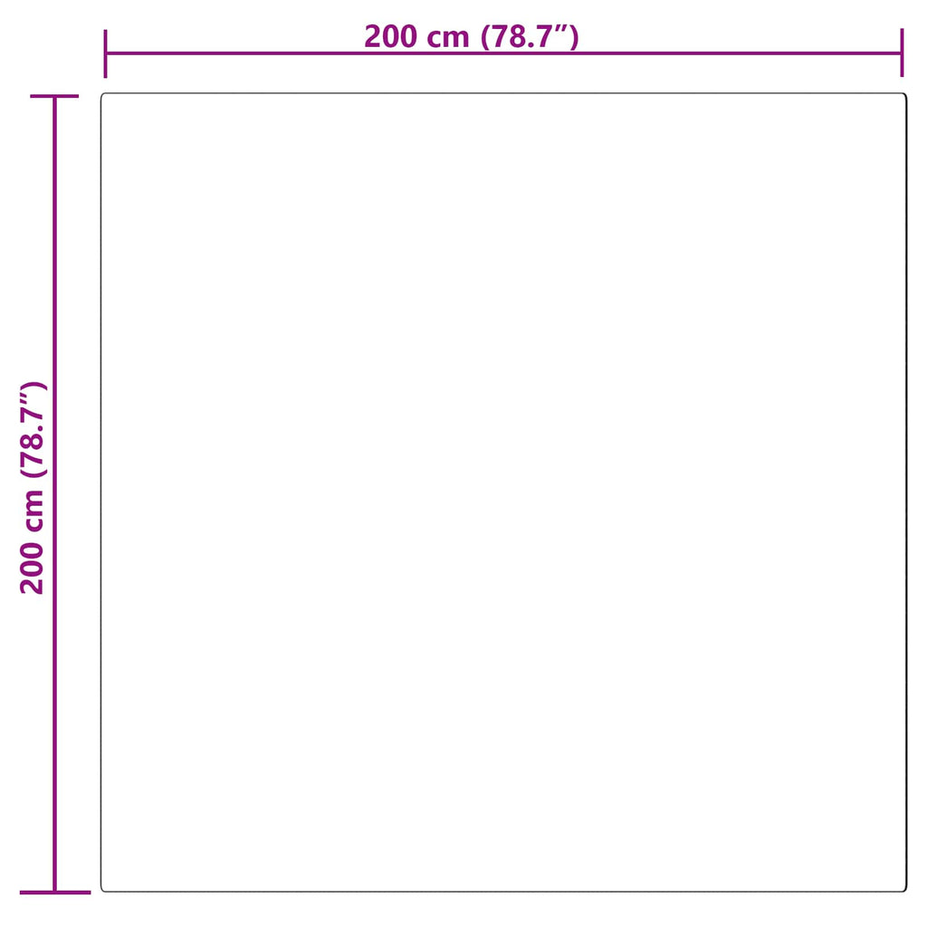 vidaXL Dywan z sztucznej owczej skóry TAFALLA Beżowy 200 x 200 cm