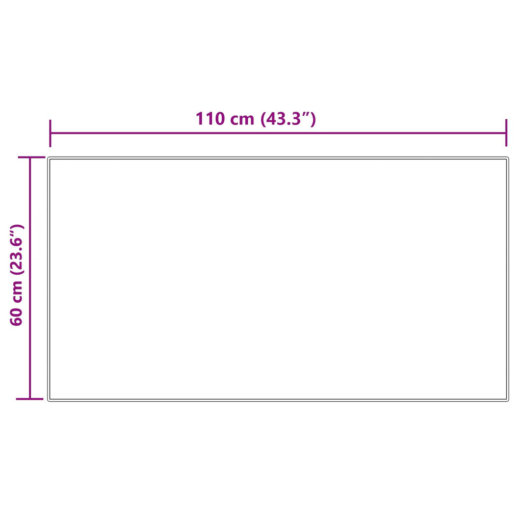 vidaXL Dywan z sztucznej owczej skóry TAFALLA kremowy 60 x 110 cm