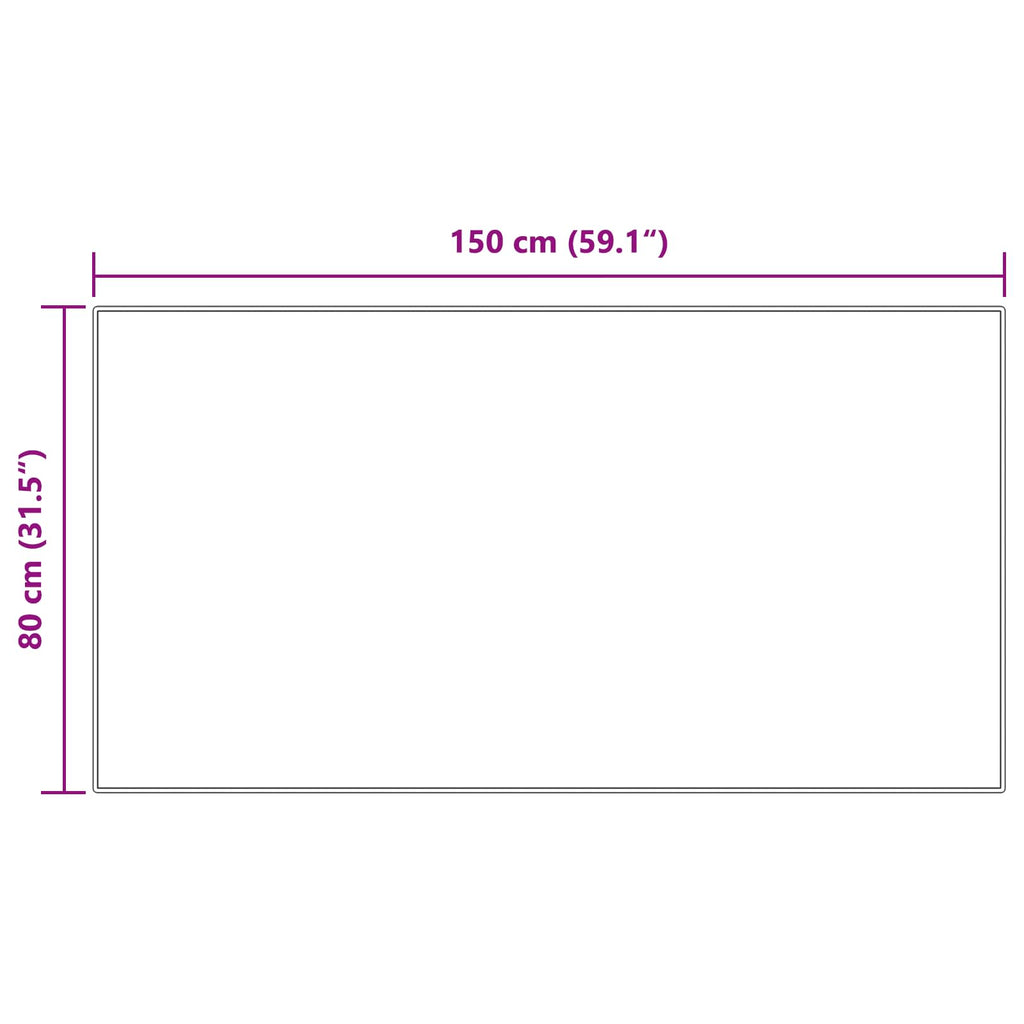 vidaXL Dywan z sztucznej owczej skóry TAFALLA kremowy 80 x 150 cm
